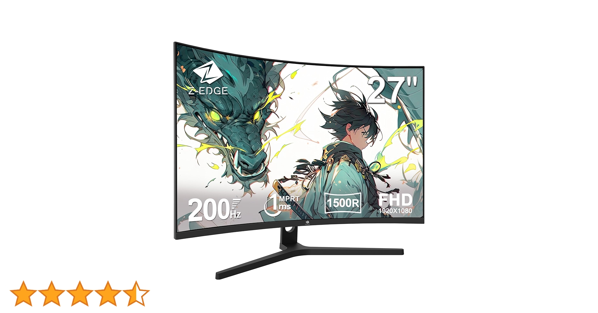 【即購入OK】 Z-EDGE UG27P 27インチ　湾曲　ゲーミング　モニター Amazon.co.jp: ゲーミングモニター 240Hz 27インチ 湾曲